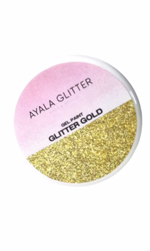 Color Gel profesional GOLD GLITTER HEMA free para uñas